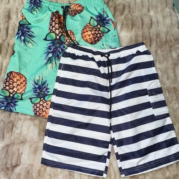 New Boys Swimtrunks Set of 2. Youth Size XL. - Picture 2 of 6